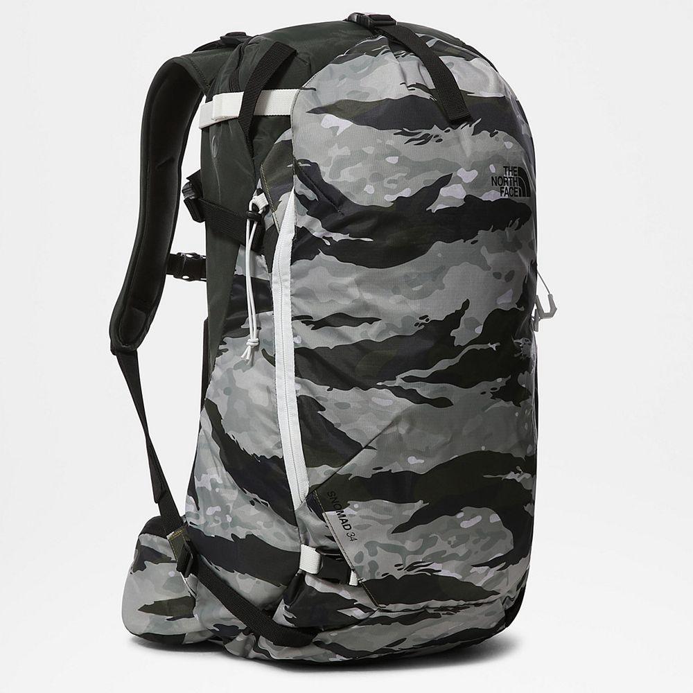 The North Face Snomad 34 Litre Γυναικεια Σακιδιο Πλατησ - Πρασινο Καμουφλάζ (ARSU90517)